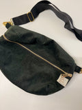 Crossbodybag Cord Dunkelgrün (vegan) - Milli Wonka