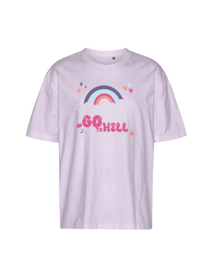 Oversized T-Shirt "Go To Hell" - One Sweater