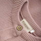 Strick-Cardigan shadow gray - Fixoni