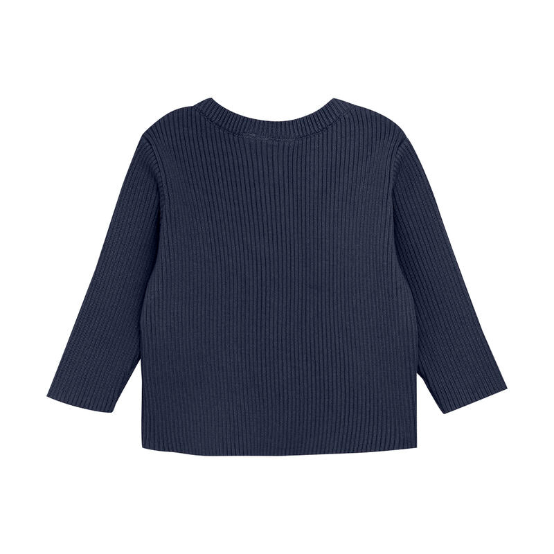 Strick-Cardigan indigo blue - Fixoni