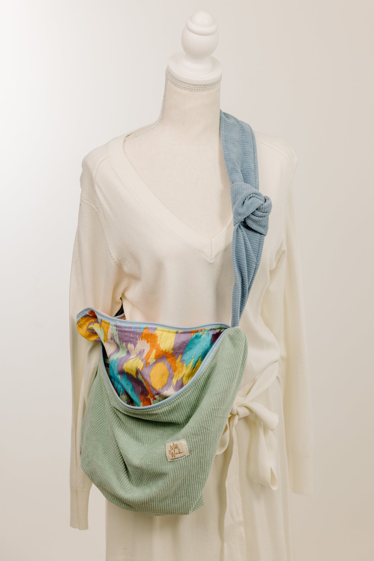 Shopper "Madita Colorblock" aus Cord - Milli Wonka