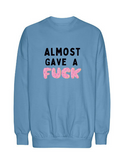 Oversized Sweater "Almost gave a F**K" für Erwachsene - One Sweater