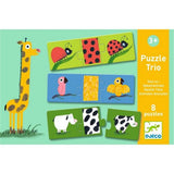 Lernspiele: Puzzle duo: Tierfell - Djeco