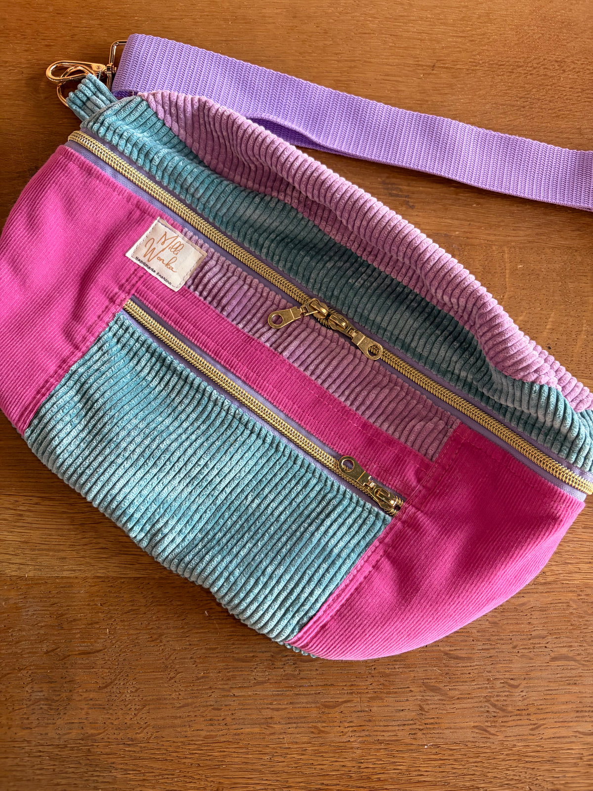 Crossbodybag "Candy Cord" aus Breitcord - Milli Wonka