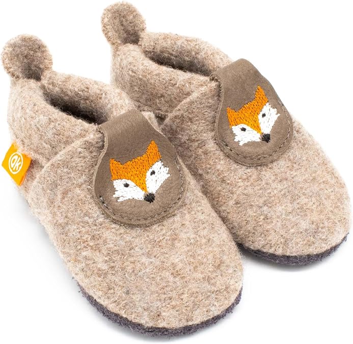 Filz-Hausschuh Filz-Poppie Füchschen - Orangenkinder