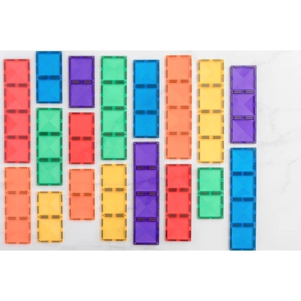 Magnetbausteine Rainbow Rectangle Pack - 18 Teile - Connetix