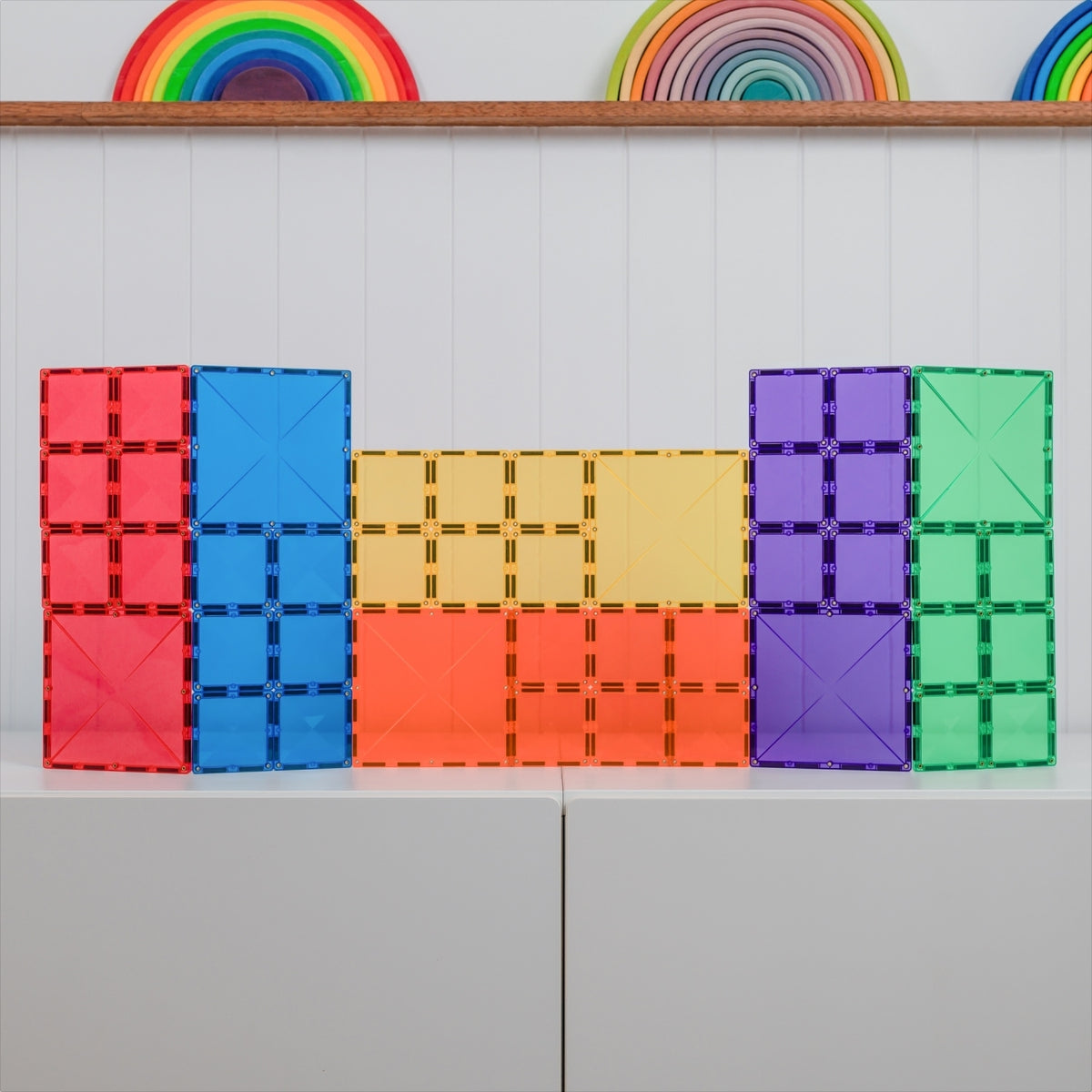 Magnetbausteine Rainbow Square Pack 42 Teile - Connetix