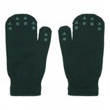 Rutschfeste Handschuhe für Babys und Kleinkinder – Merinowolle – Waldgrün - GoBabyGo