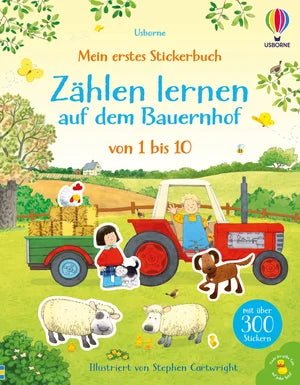 Mein erstes Stickerbuch: Zählen lernen auf dem Bauernhof - Usborne Verlag