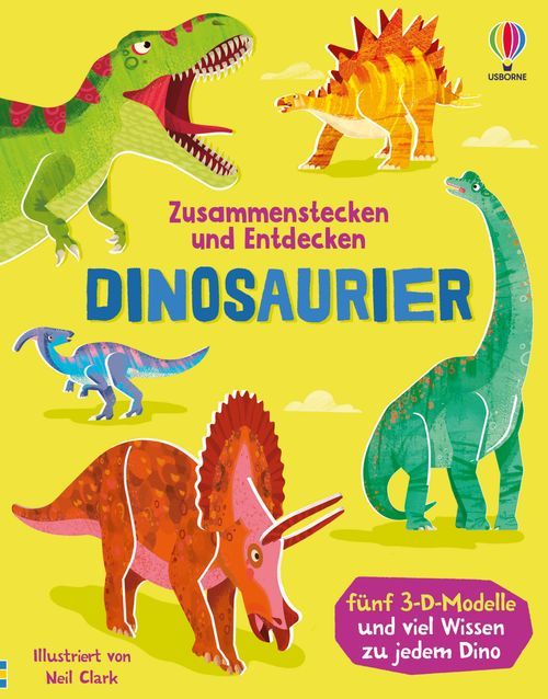 Zusammenstecken und Entdecken: Dinosaurier - Usborne Verlag