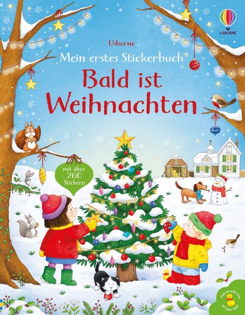 Mein erstes Stickerbuch: Bald ist Weihnachten - Usborne Verlag