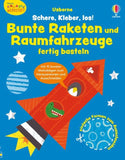 Kleine Kreativ-Werkstatt: Schere, Kleber, los! Bunte Raketen und Raumfahrzeuge fertig basteln - Usborne Verlag