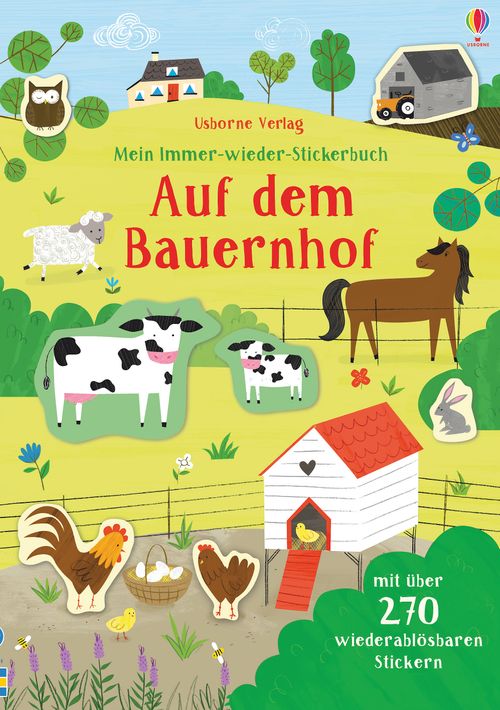 Mein Immer-wieder-Stickerbuch: Auf dem Bauernhof - Usborne Verlag