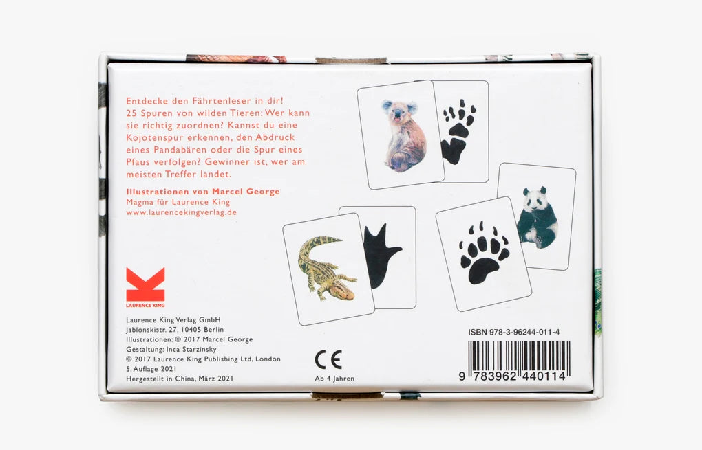 Wilden Tieren auf der Spur - Memo - Laurence King Verlag
