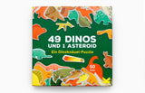 49 Dinos und 1 Asteroid Ein Dinoknäuel-Puzzle - Laurence King Verlag