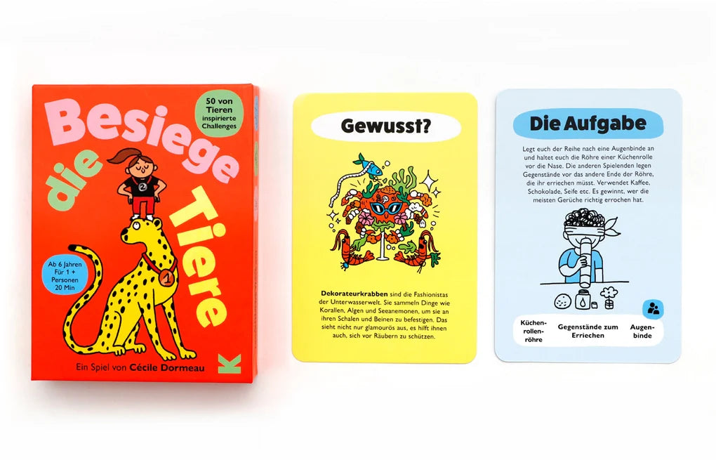 Besiege die Tiere - 50 von Tieren inspirierte Herausforderungen - Laurence King Verlag