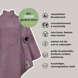Frottee Lätzchen Boo mauve - Little Casimir