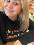 Oberteil "Big Fan of Human Rights" für Erwachsene - One Sweater