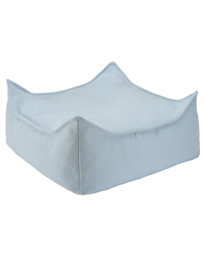 Azure Outdoor Square Ottoman - Wigiwama