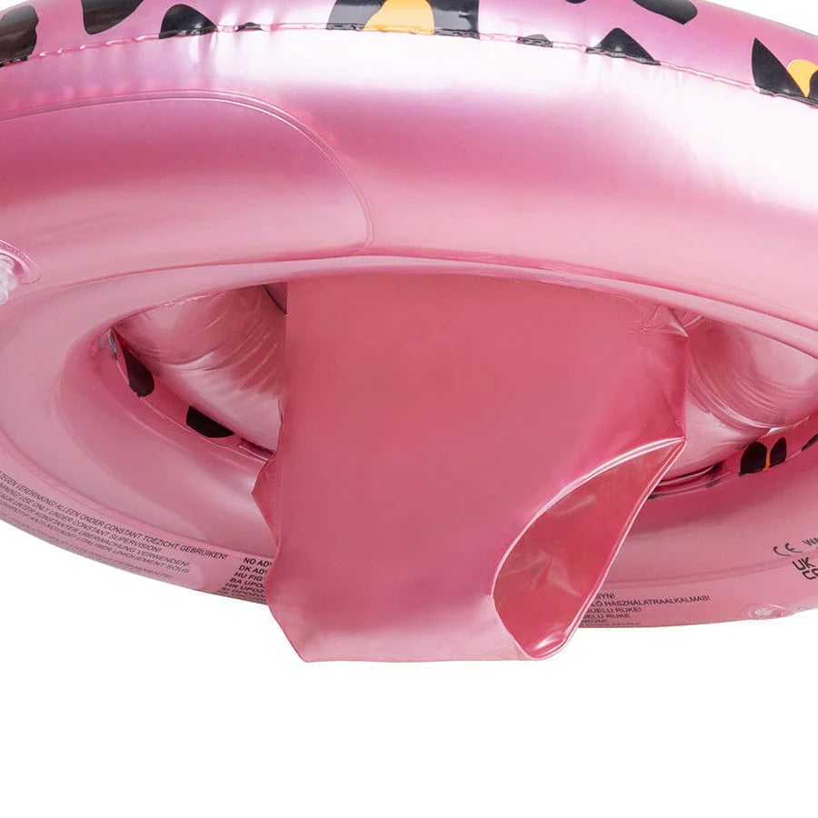 Baby Schwimmring 0-1 Jahre rose gold Leopard - Swim Essentials