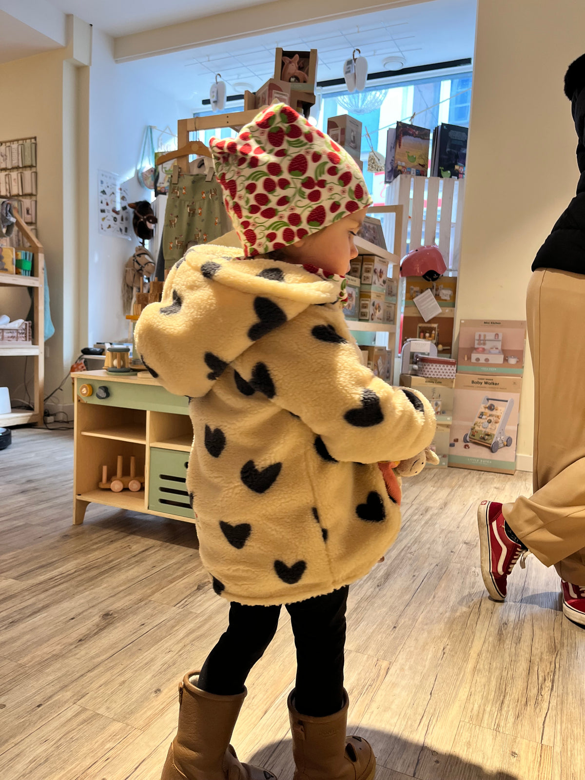 Teddy-Jacke aus Sherpafleece für Kinder- Milli Wonka