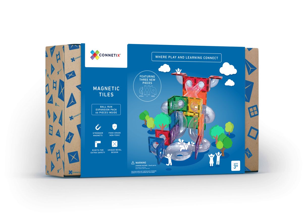 Rainbow Ball Run Erweiterungspaket, 66 Teile - Connetix