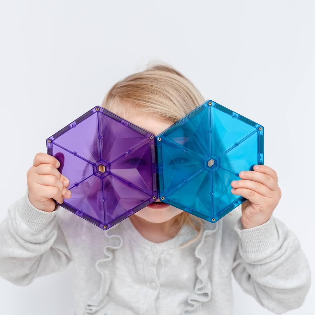 Magnetbausteine Rainbow Geometrie Pack - 30 Teile - Connetix