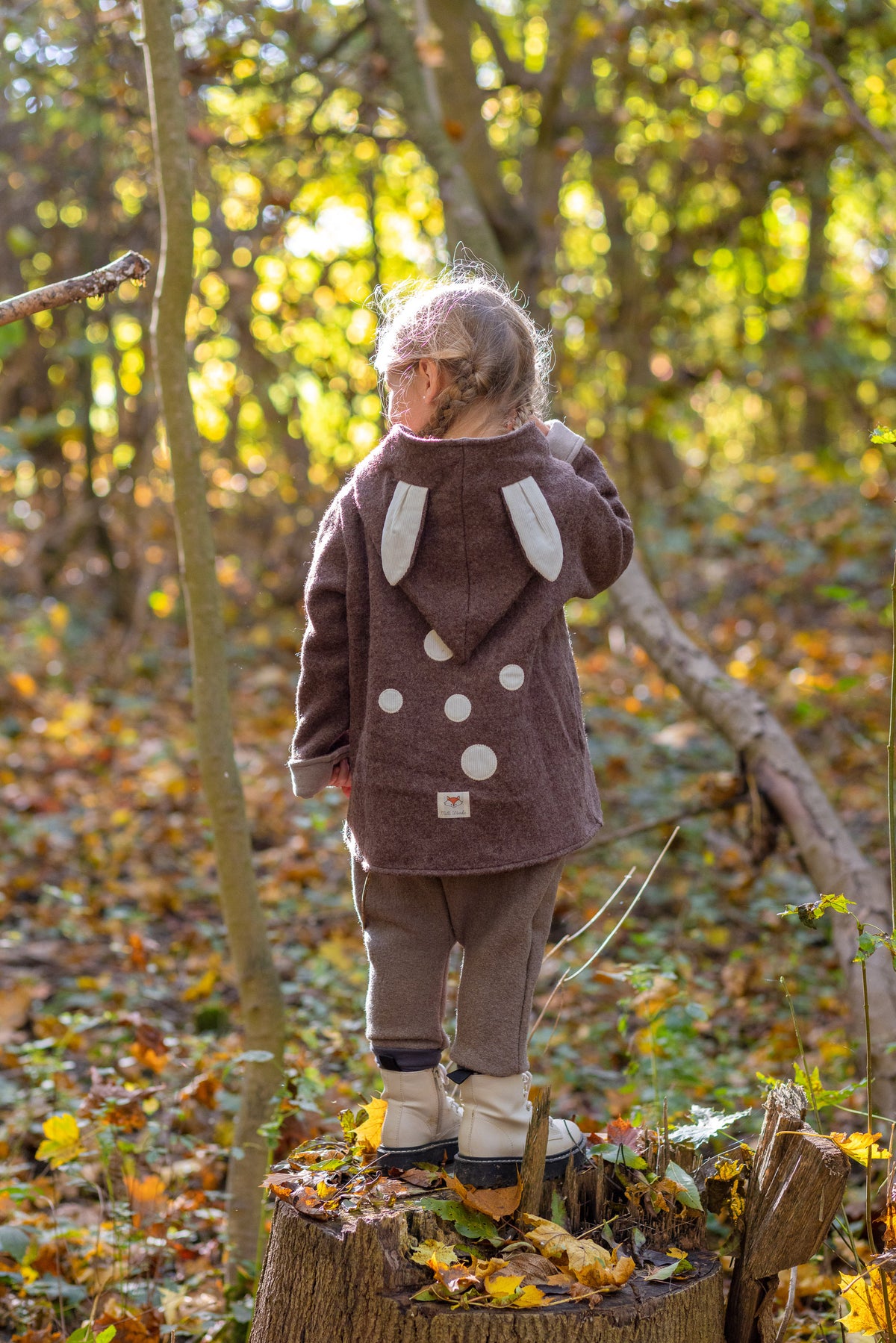 Walkjacke Reh ab Gr. 110 - Milli Wonka