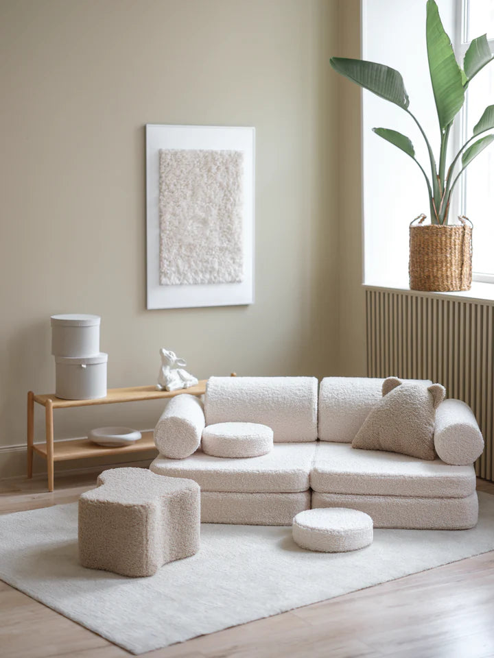 Teddy Sofa Settee cream white - Wigiwama
