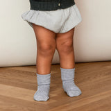 Antirutsch-Socken "Bamboo grey melange" - GoBabyGo