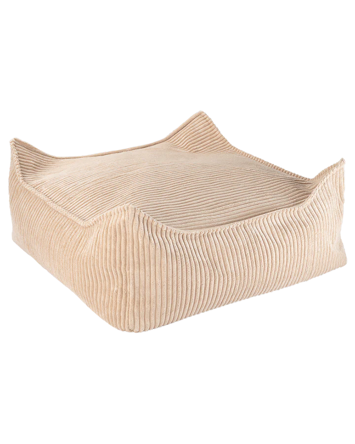 Breitcord Ottoman Sitzkissen beige - Wigiwama