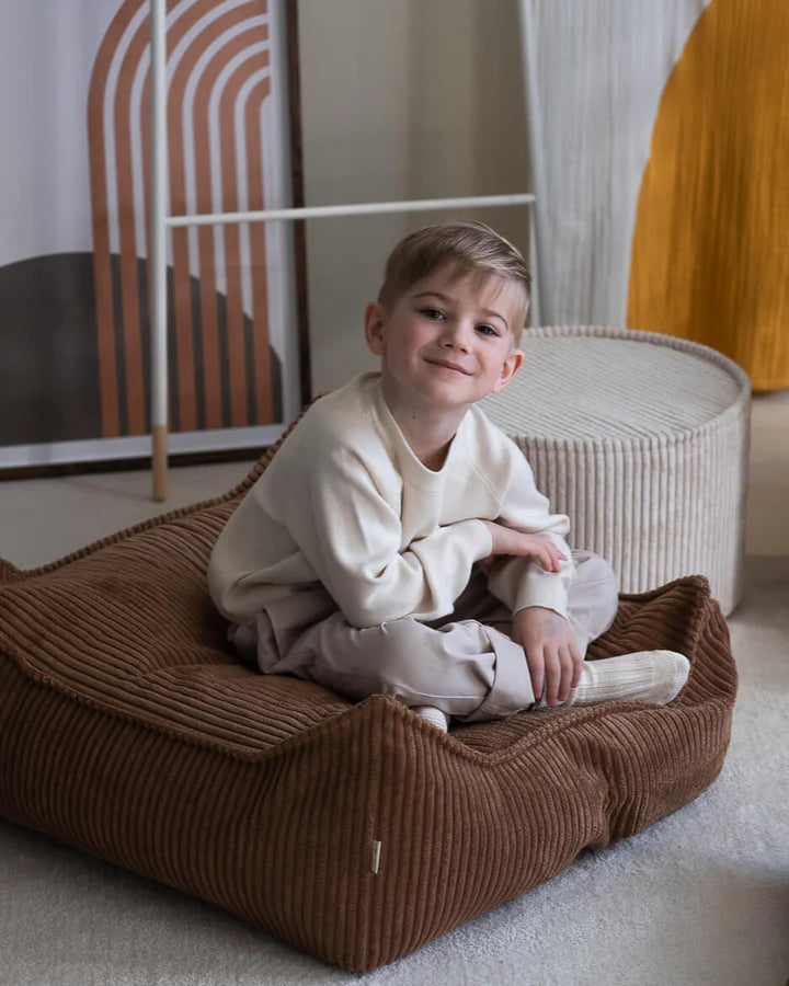 Breitcord Ottoman Sitzkissen toffee - Wigiwama