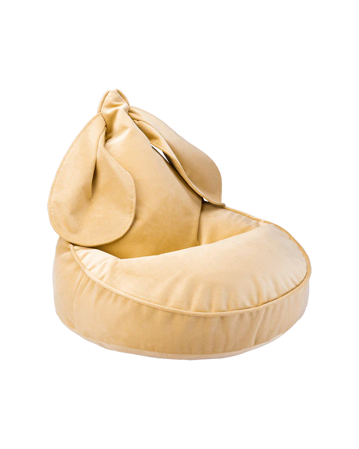 Sitzsack Hase Samt karamell - Wigiwama