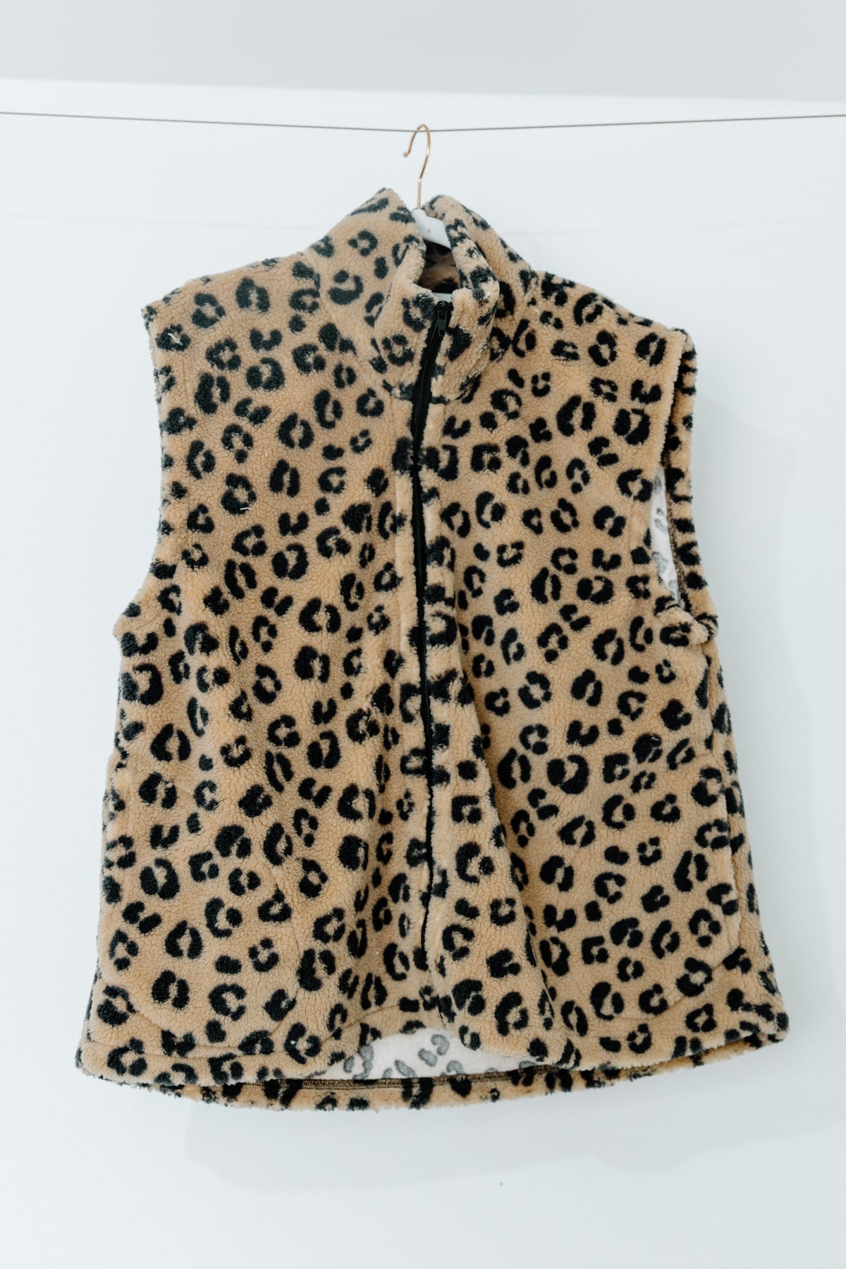 Weste aus Sherpa-Fleece // gestepptem Musselin - Milli Wonka
