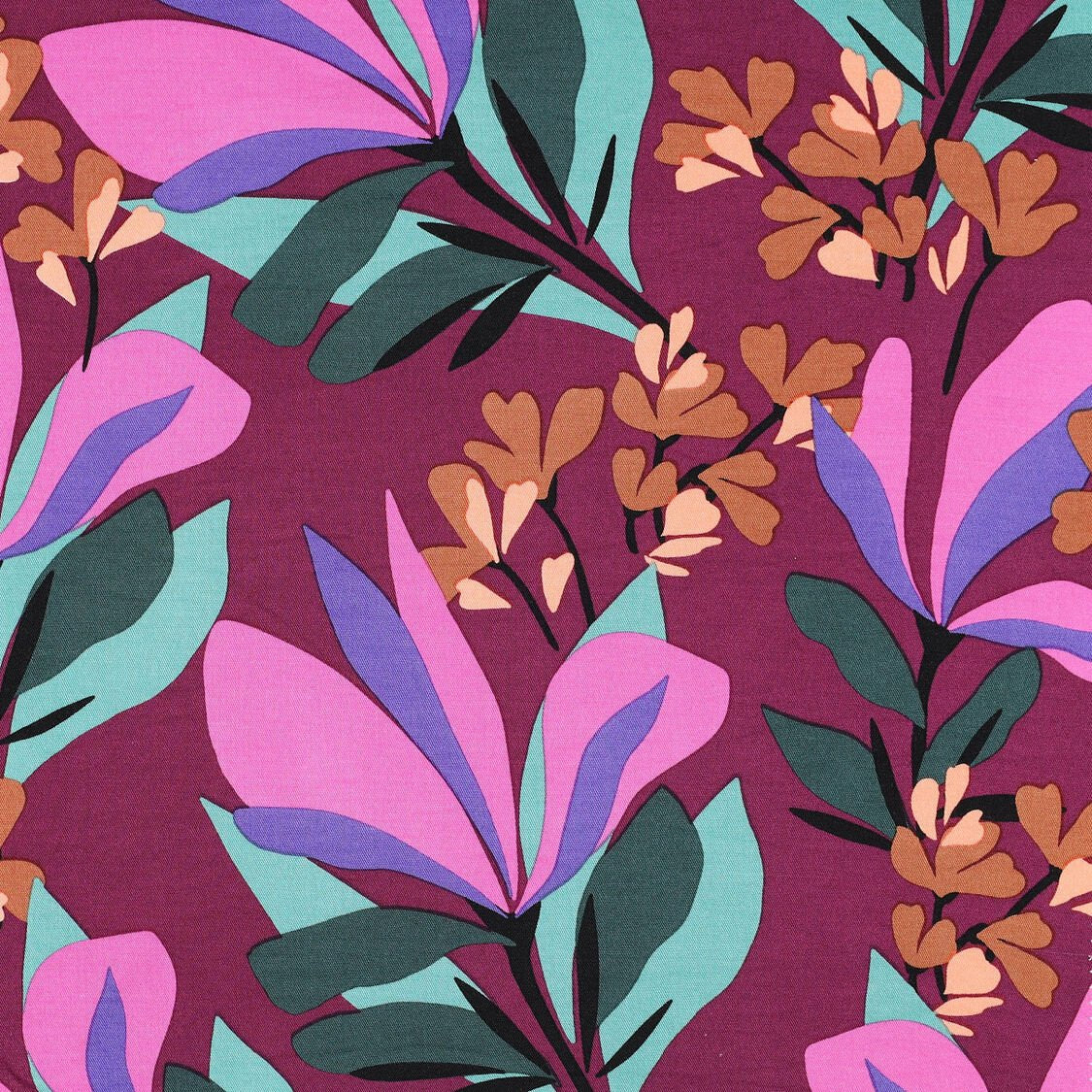 Viskose-Kleid "Rosalie" Kurzarm - Milli Wonka