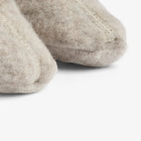 Krabbelschuhe - Wollvlies - Lei - khaki melange - Wheat