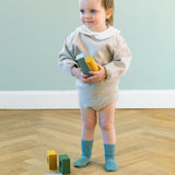 Antirutsch-Socken "Bamboo dusty blue" - GoBabyGo