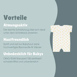 Schlafanzug kurz 1-teilig Zitrone - emma & noah