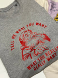 Sweater "Tell me what you want" für Erwachsene - One Sweater