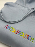 Hoodie "ABCDEF**KDICH" für Erwachsene - One Sweater