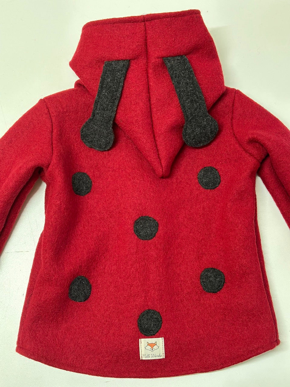 Walkjacke Marienkäfer bis Gr. 104 - Milli Wonka