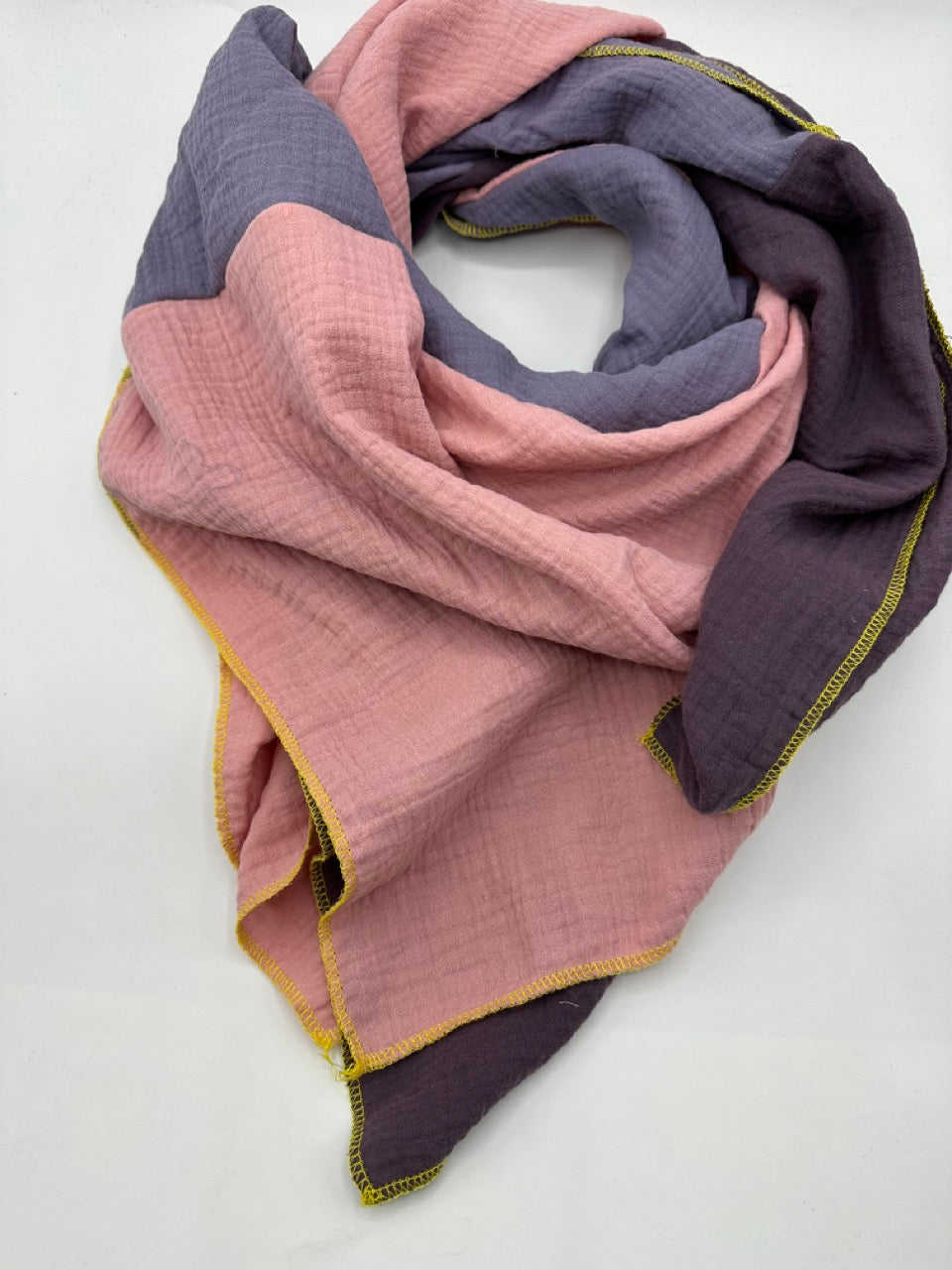 Musselinschal Colorblock Lilac Toddler - Milli Wonka