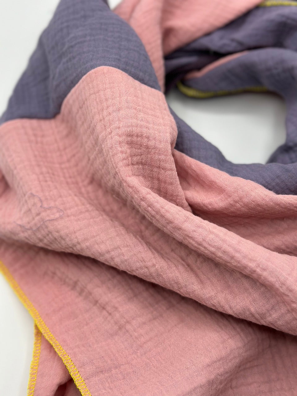 Musselinschal Colorblock Lilac Toddler - Milli Wonka
