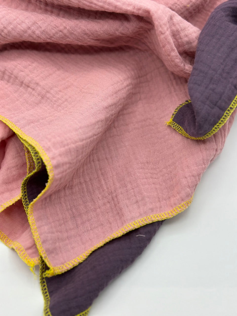 Musselinschal Colorblock Pink Toddler - Milli Wonka