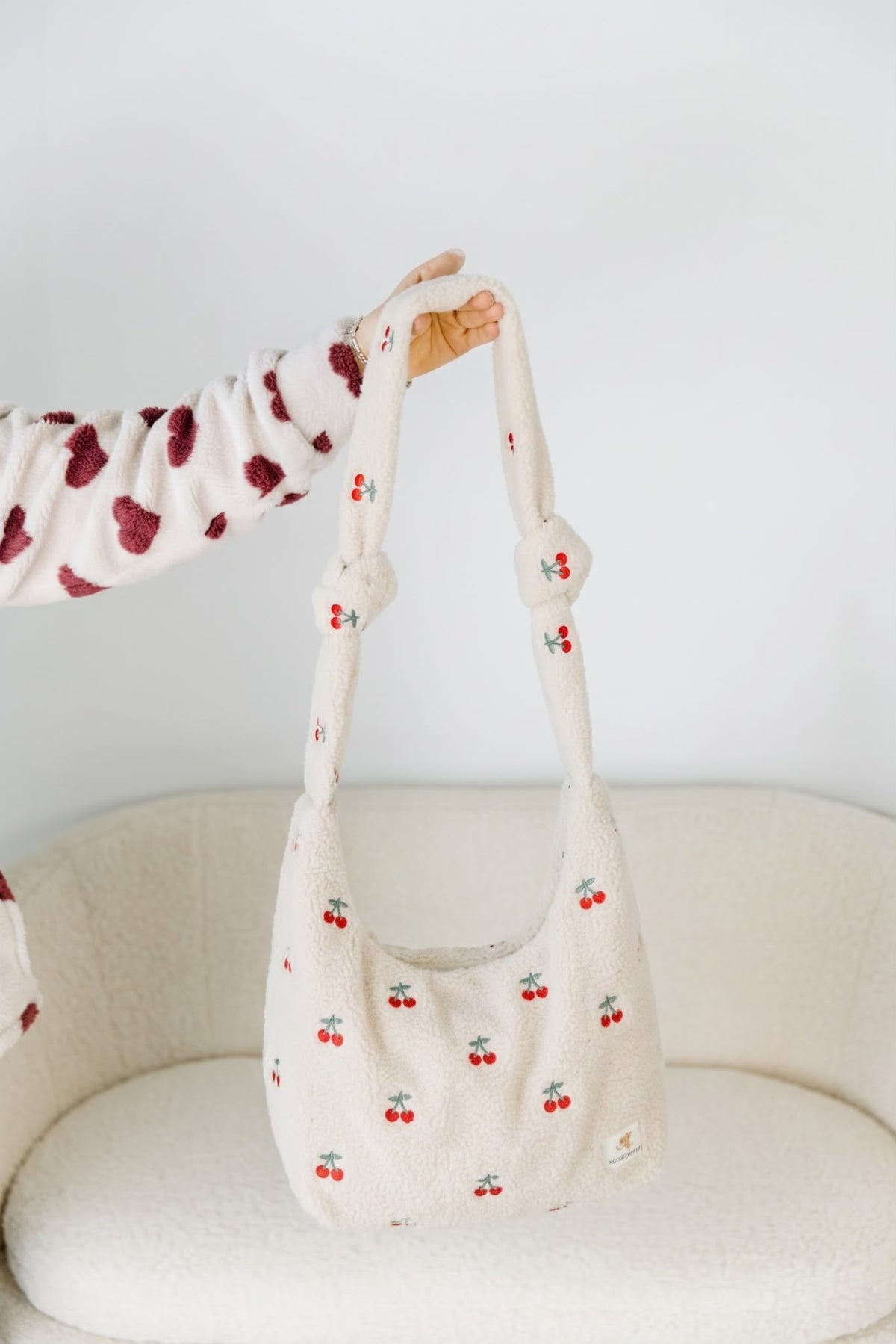 Shopper "Kirschen" aus Teddy - Milli Wonka