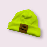 Statement-Beanie "Neon-Gelb" - Milli Wonka