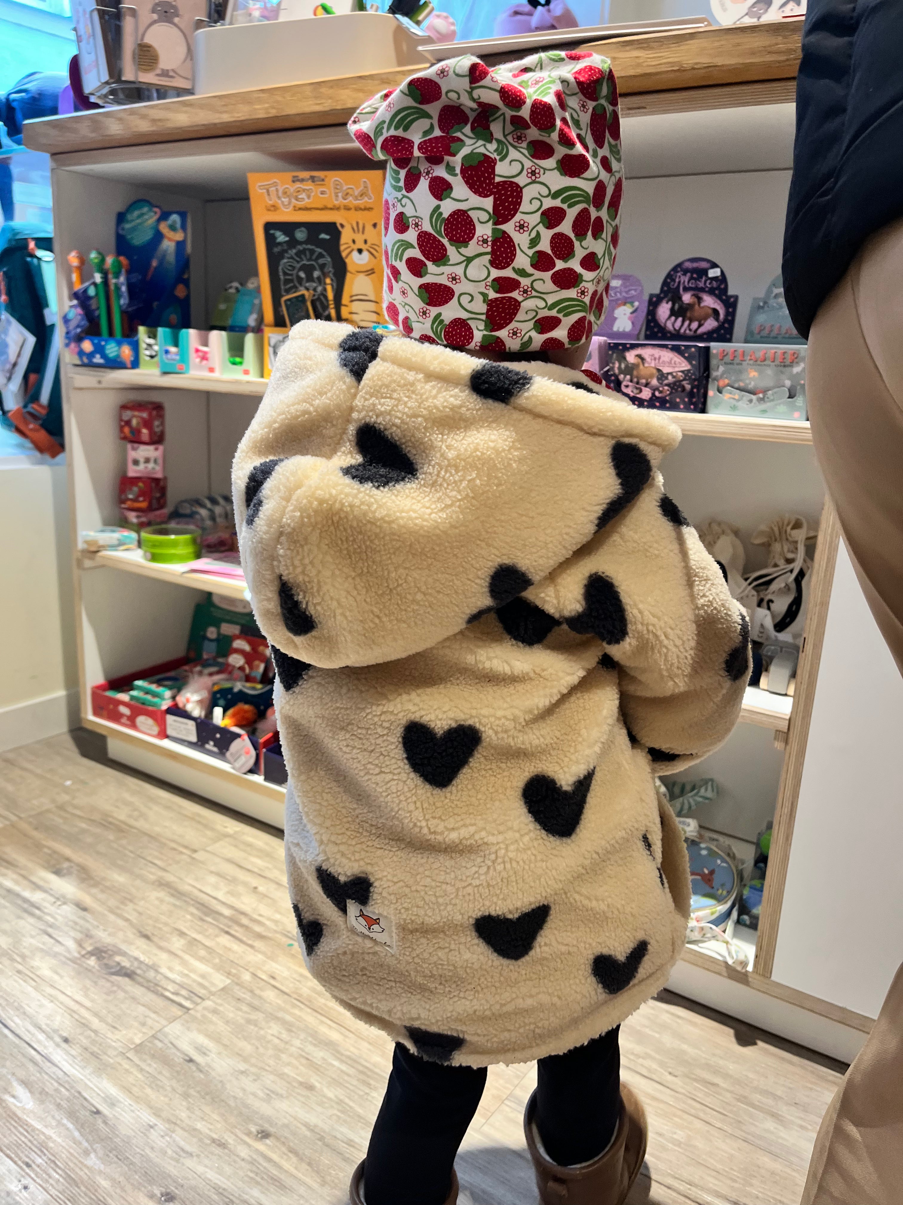 Teddy-Jacke aus Sherpafleece für Kinder- Milli Wonka