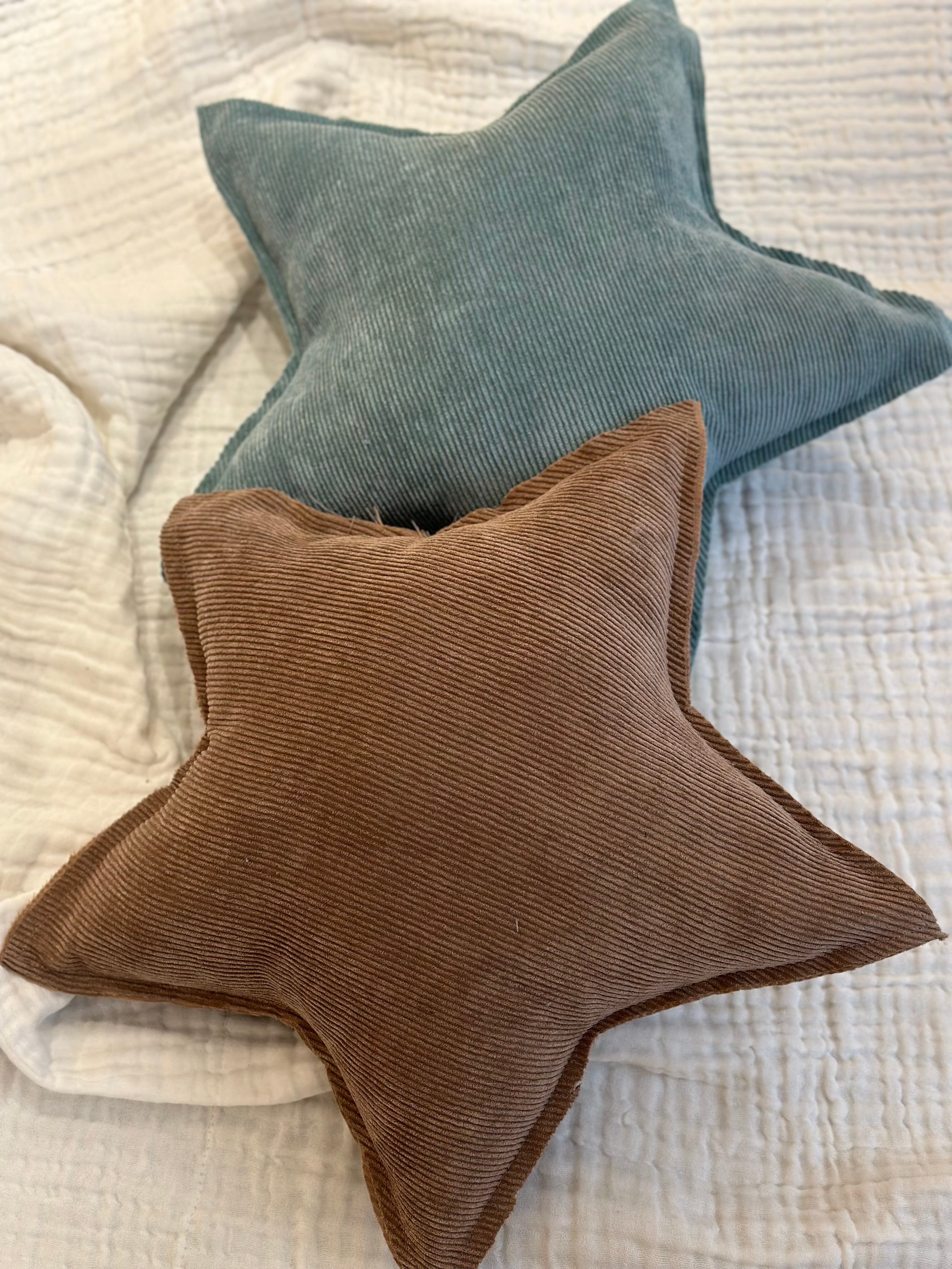 Cordkissen in Sternform
