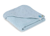 Badetuch - Blau - 100x100 - Essentials - Little Dutch