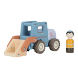 Holzbulldog – Blau – Essentials - Little Dutch
